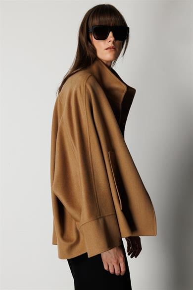 Dik Yaka Oversize Kaban