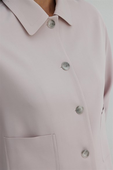 Dıştan Cepli Kısa Ceket