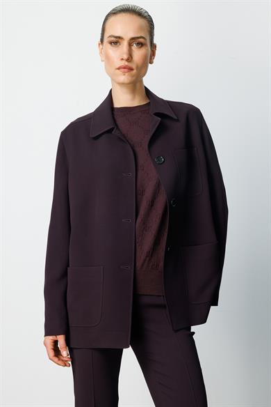 Dıştan Cepli Oversize Ceket