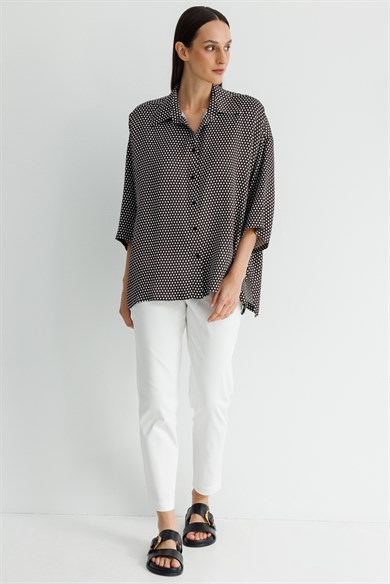 Düşük Kol Empirme Bluz