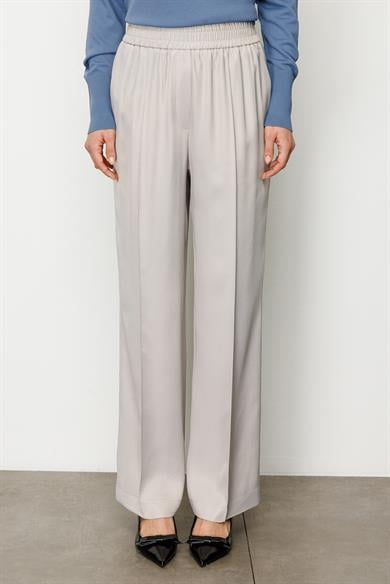 Elastan Kemerli Bol Kesim Pantolon