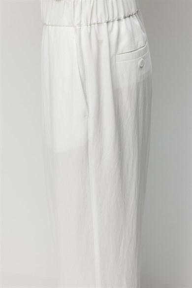 Elastan Kemerli Bol Kesim Pantolon