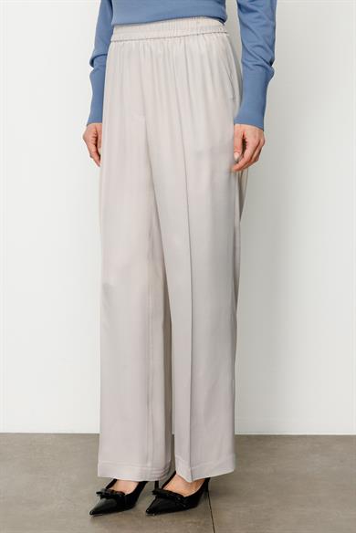 Elastan Kemerli Bol Kesim Pantolon