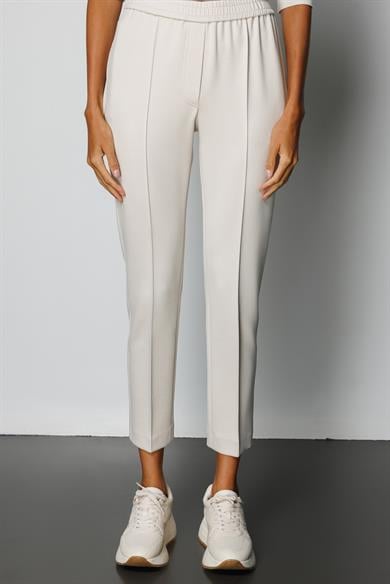 Elastan Kemerli Önden Dikişli Sweat Pantolon