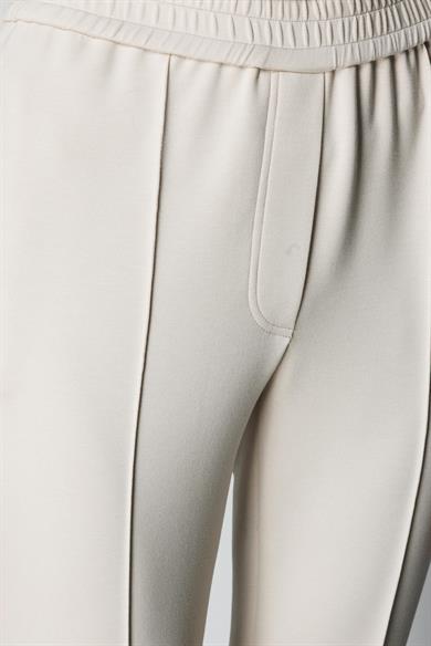Elastan Kemerli Önden Dikişli Sweat Pantolon