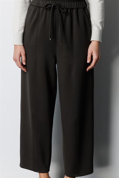 Elastan Kemerli Pensli Sweat Pantolon