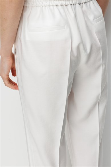 Elastan Kmerli Yanı Şeritli Pantolon