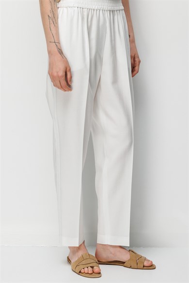 Elastan Kmerli Yanı Şeritli Pantolon