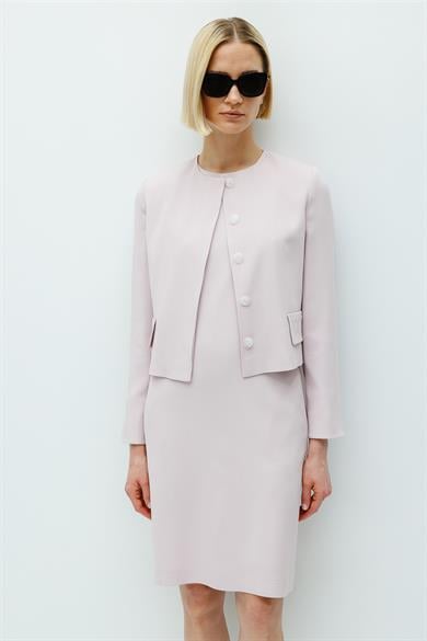 Gizli Pat 0 Yaka Ceket