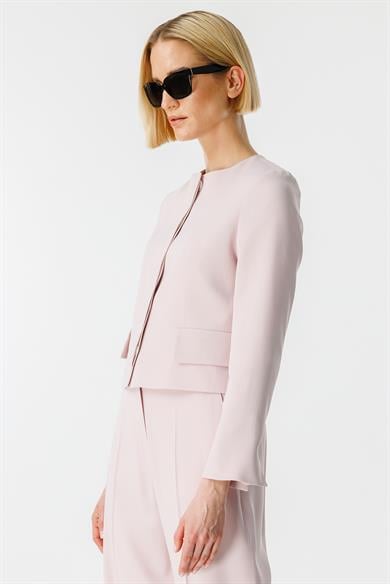 Gizli Pat 0 Yaka Ceket