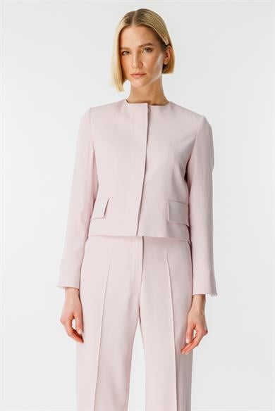 Gizli Pat 0 Yaka Ceket