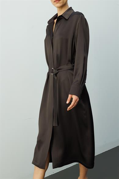 Gizli Pat Kemerli Elbise