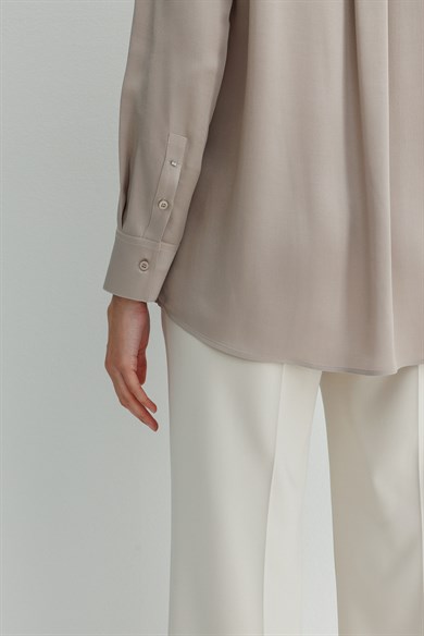 Gizli Pat Uzun Kol Bluz