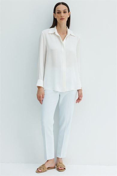 Gizli Pat Uzun Kol Bluz