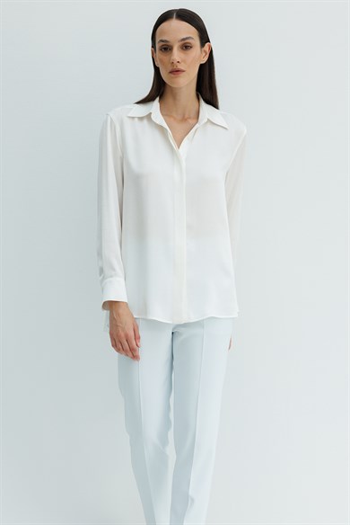 Gizli Pat Uzun Kol Bluz