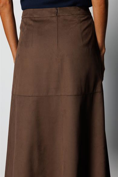 Güderi Görünümlü Parçalı Etek