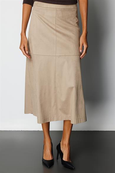 Güderi Görünümlü Parçalı Etek