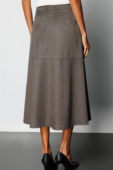 Güderi Görünümlü Parçalı Etek