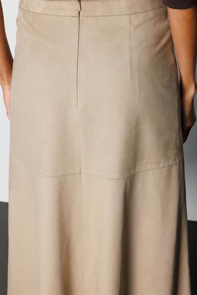 Güderi Görünümlü Parçalı Etek