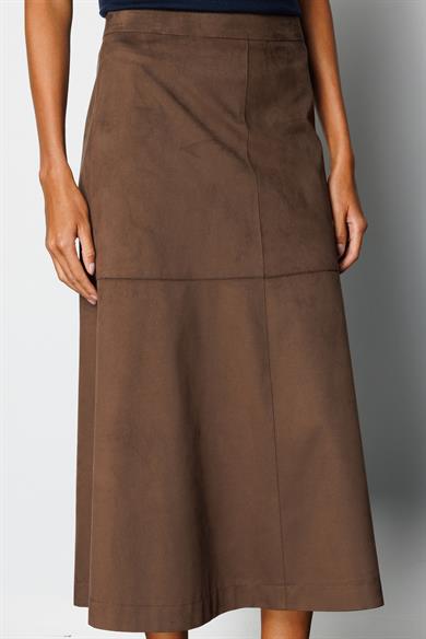 Güderi Görünümlü Parçalı Etek