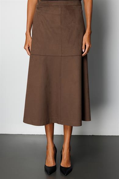 Güderi Görünümlü Parçalı Etek