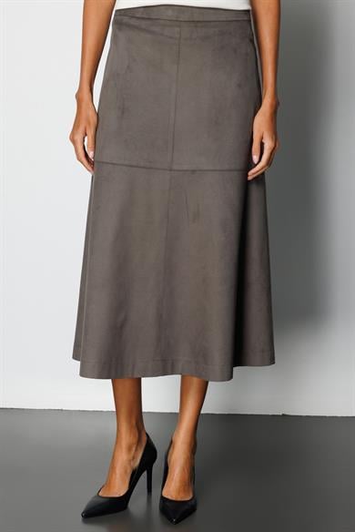 Güderi Görünümlü Parçalı Etek