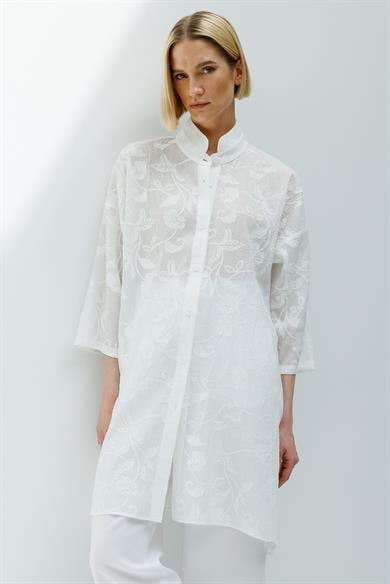 Hakim Yaka Jakarlı Tunik