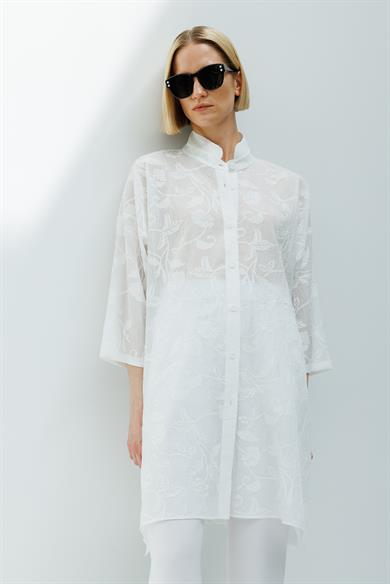 Hakim Yaka Jakarlı Tunik