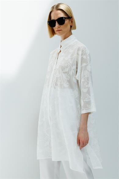 Hakim Yaka Jakarlı Tunik