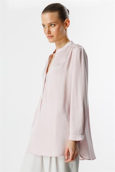 Hakim Yaka Yarım Patlı Bluz