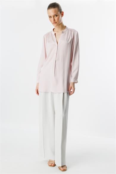 Hakim Yaka Yarım Patlı Bluz