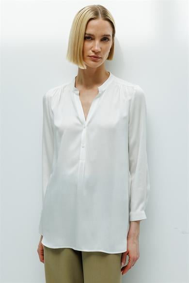 Hakim Yaka Yarım Patlı Bluz