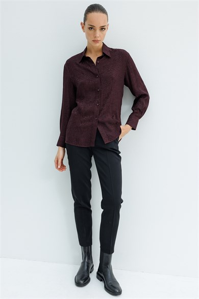 Jakarlı Rayon Bluz