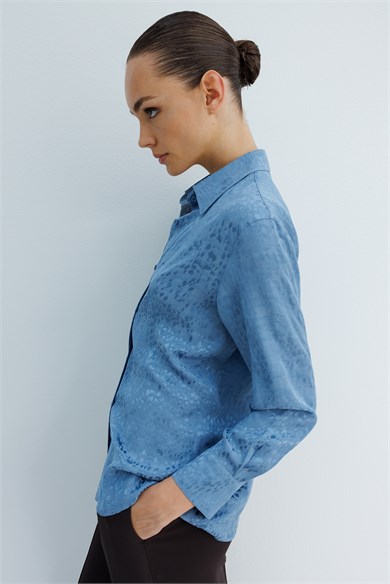 Jakarlı Rayon Bluz