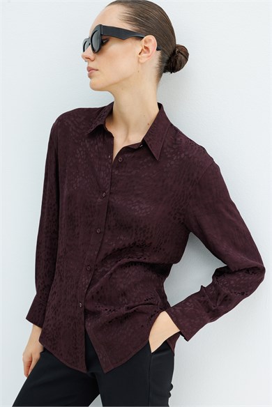 Jakarlı Rayon Bluz