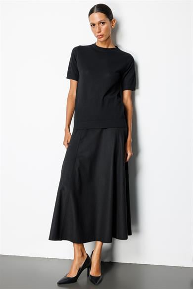 Kalın Kemerli Uzun Etek