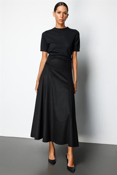 Kalın Kemerli Uzun Etek