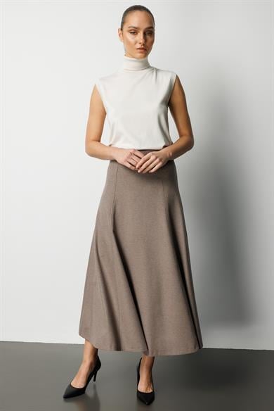 Kalın Kemerli Uzun Etek