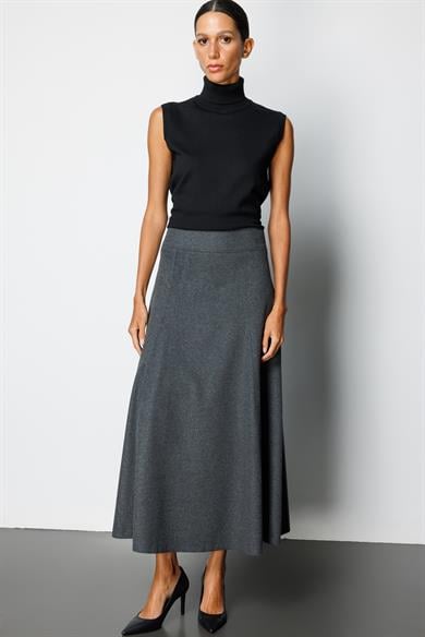 Kalın Kemerli Uzun Etek