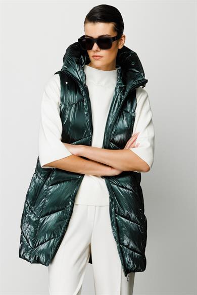 Kapüşonlu Kolsuz Anorak