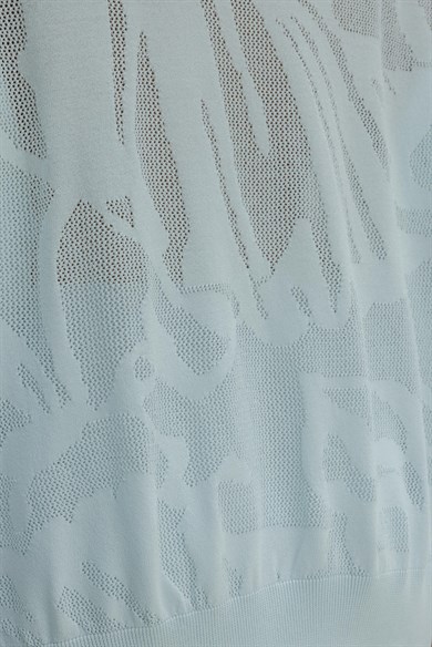 Kayık Yaka Jakarlı Triko