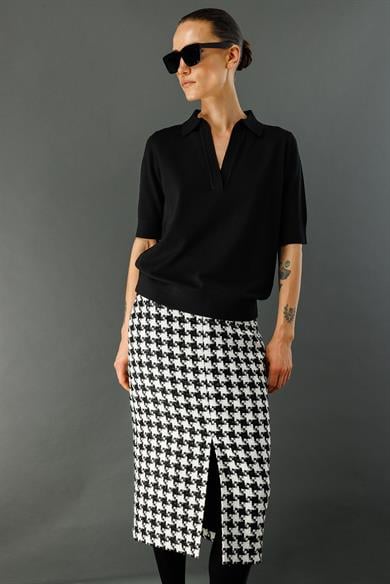 Kazayağı Midi Etek