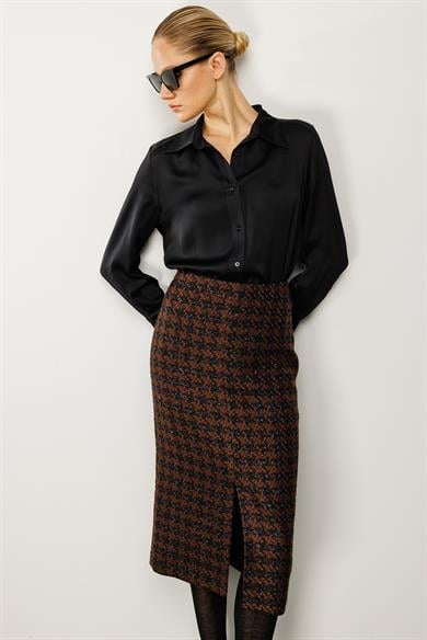 Kazayağı Midi Etek