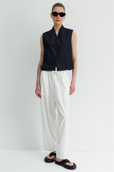 Kimono Yaka Kolsuz Bluz