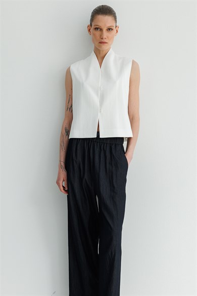 Kimono Yaka Kolsuz Bluz