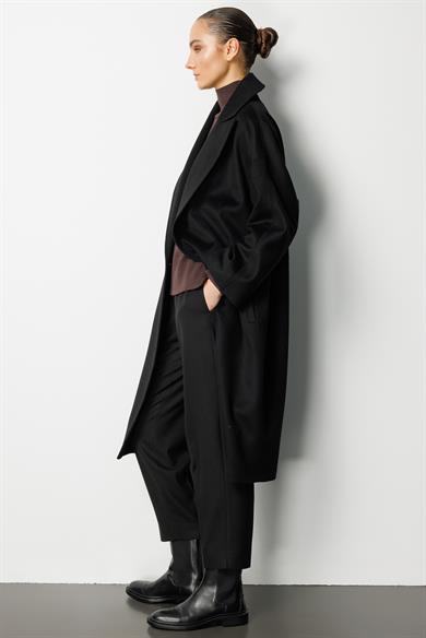 Kruvaze Kemerli Manto