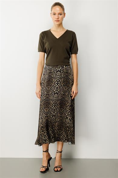Leopar Kloş Etek
