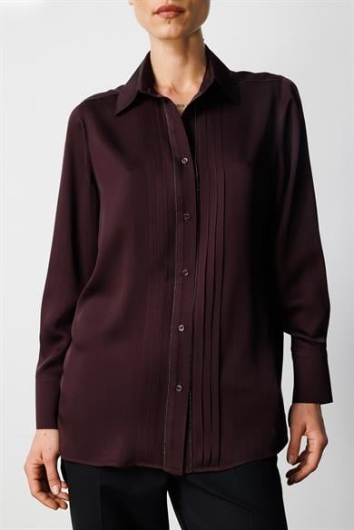 Metal Aksesuarlı Bluz