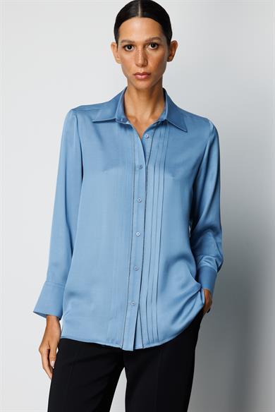 Metal Aksesuarlı Bluz