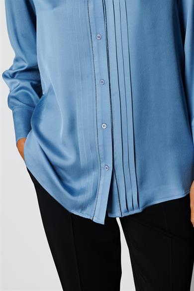 Metal Aksesuarlı Bluz